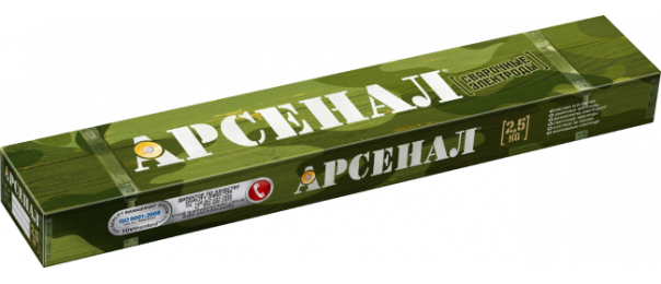 Электроды сварочные Арсенал МР-3, ф 3 мм (уп-2,5 кг) купить с доставкой в Дединово