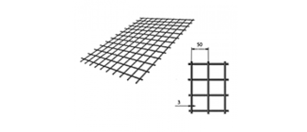 Сетка сварная (дорожная) 50х50х3мм 1х2м купить с доставкой в Дединово
